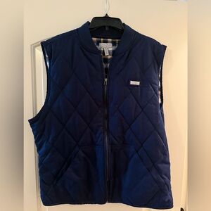 Ocean+Coast Blue Plaid Vest